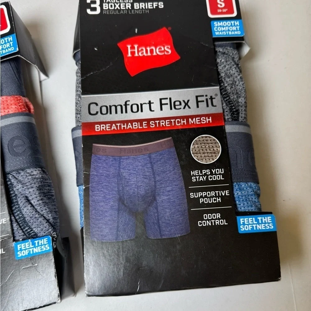 Hanes Men's Comfort Flex Fit Breathable Stretch Mesh Boxer Brief